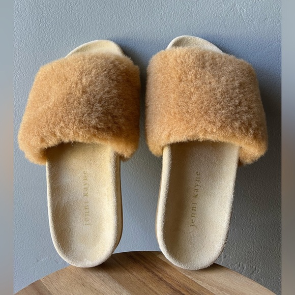 Jenni Kayne Shearling Slide NWOB ~ Size 36 - Picture 6 of 10